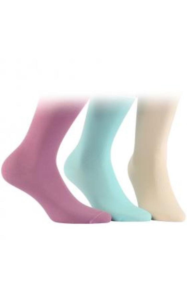 Hladké dámské ponožky z tenké bavlny Grey 36/38