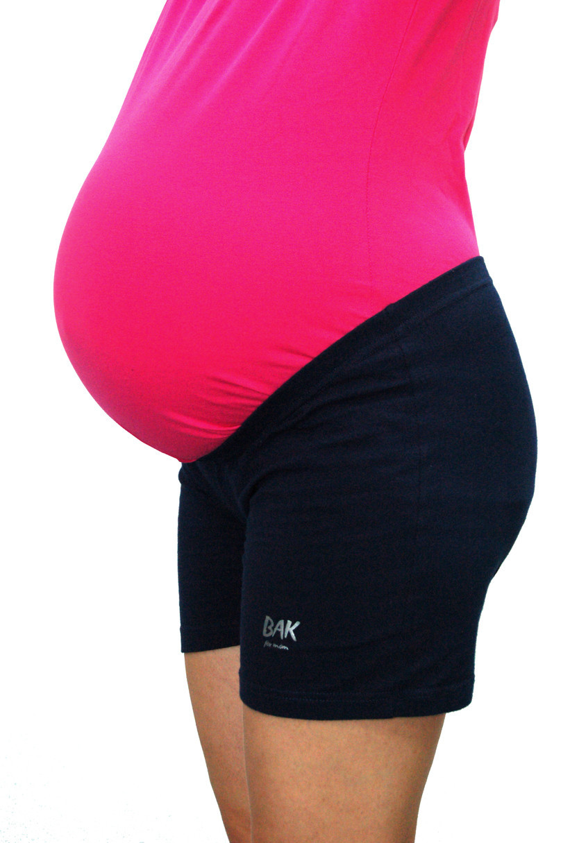 Těhotenské šortky Mama SC03 - BAK granát L