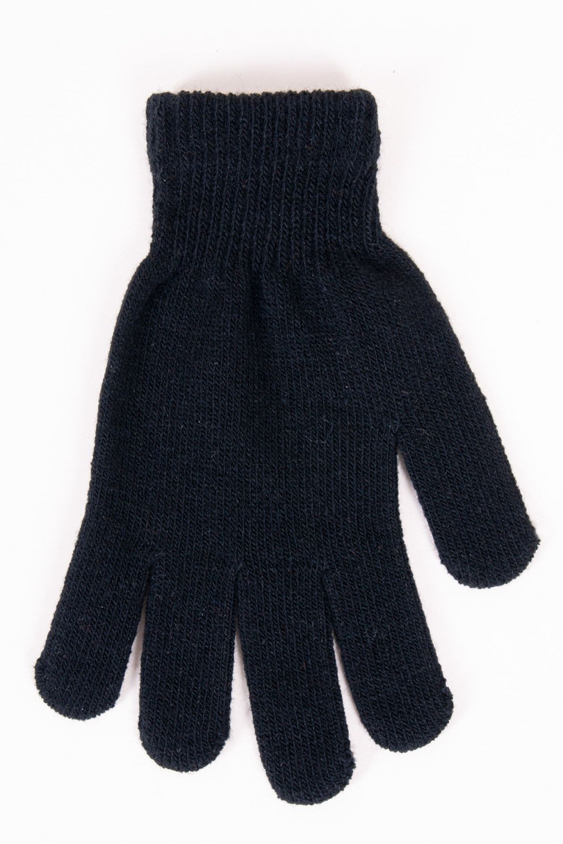 Dámské rukavice s kožíškem MAGIC-2 MÍCHÁNÍ TMAVÝCH BAREV 21 cm