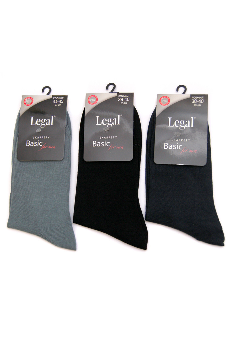 Pánské ponožky k obleku Legal grafit 25-26