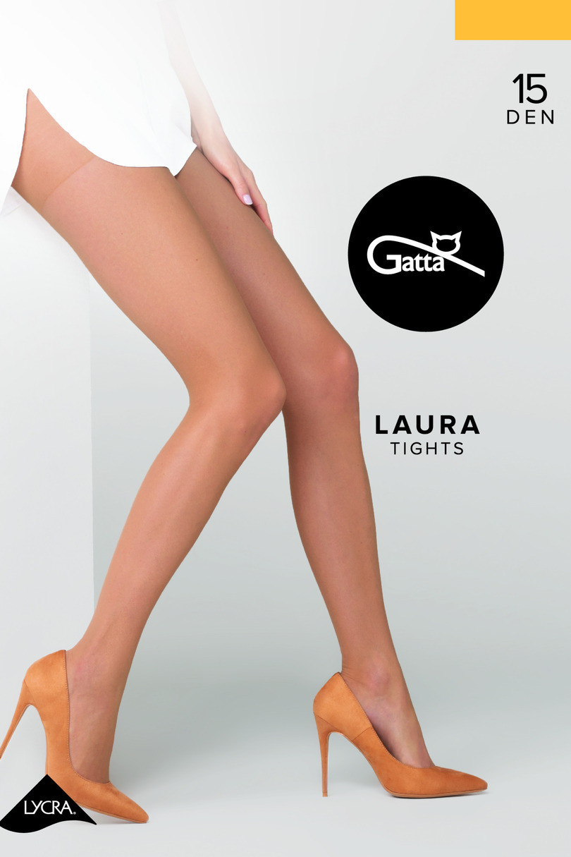 Dámské punčochové kalhoty LAURA 15 - LYCRA roz.5 sierra 5-XL