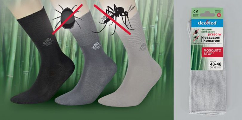 Ponožky Mosquito Stop černá 43-46