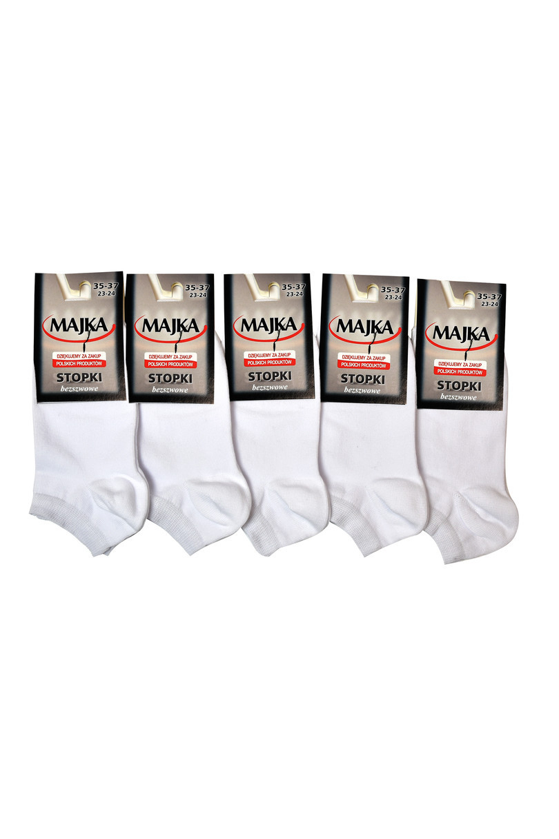 Hladké dámské ponožky - komplet 5 párů černá 38-40