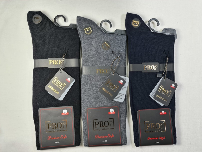 Pánské ponožky PRO 16602 černá 41-44