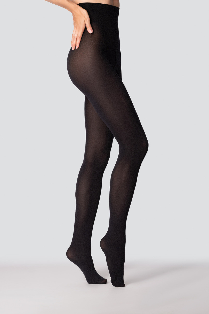 Dámské punčochové kalhoty MONA SOFT 3D 40 černá 4-L