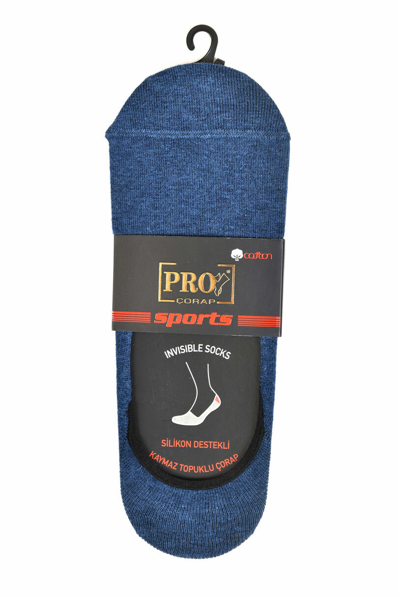 Pánské kotníkové ponožky se silikonem PRO 10400 Indigo 41-44