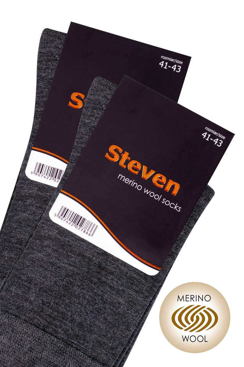 Pánské ponožky MERINO 130 černá 44-46
