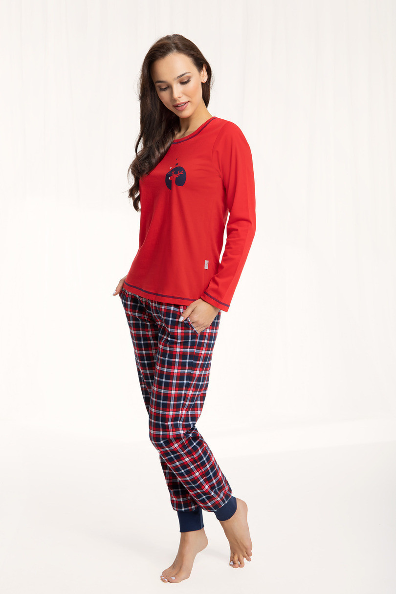 Dámské pyžamo 625 Červená XL