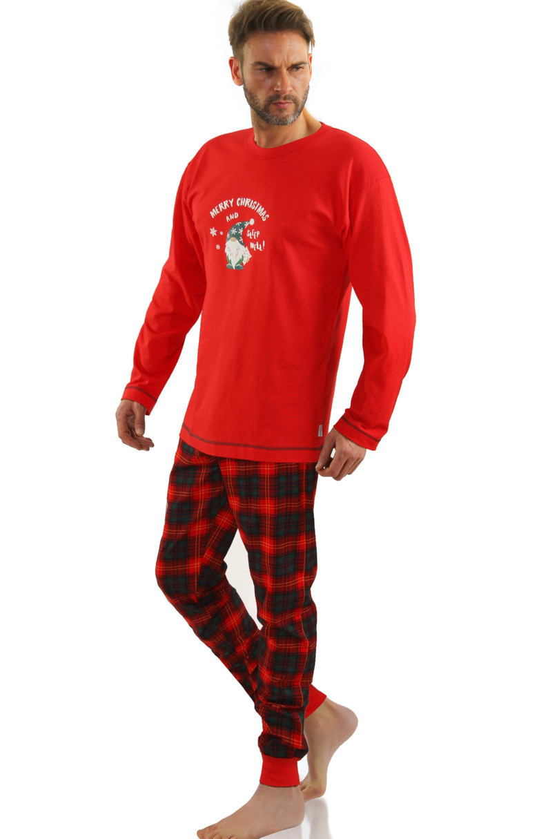 Pánské pyžamo 2576 Červená XL