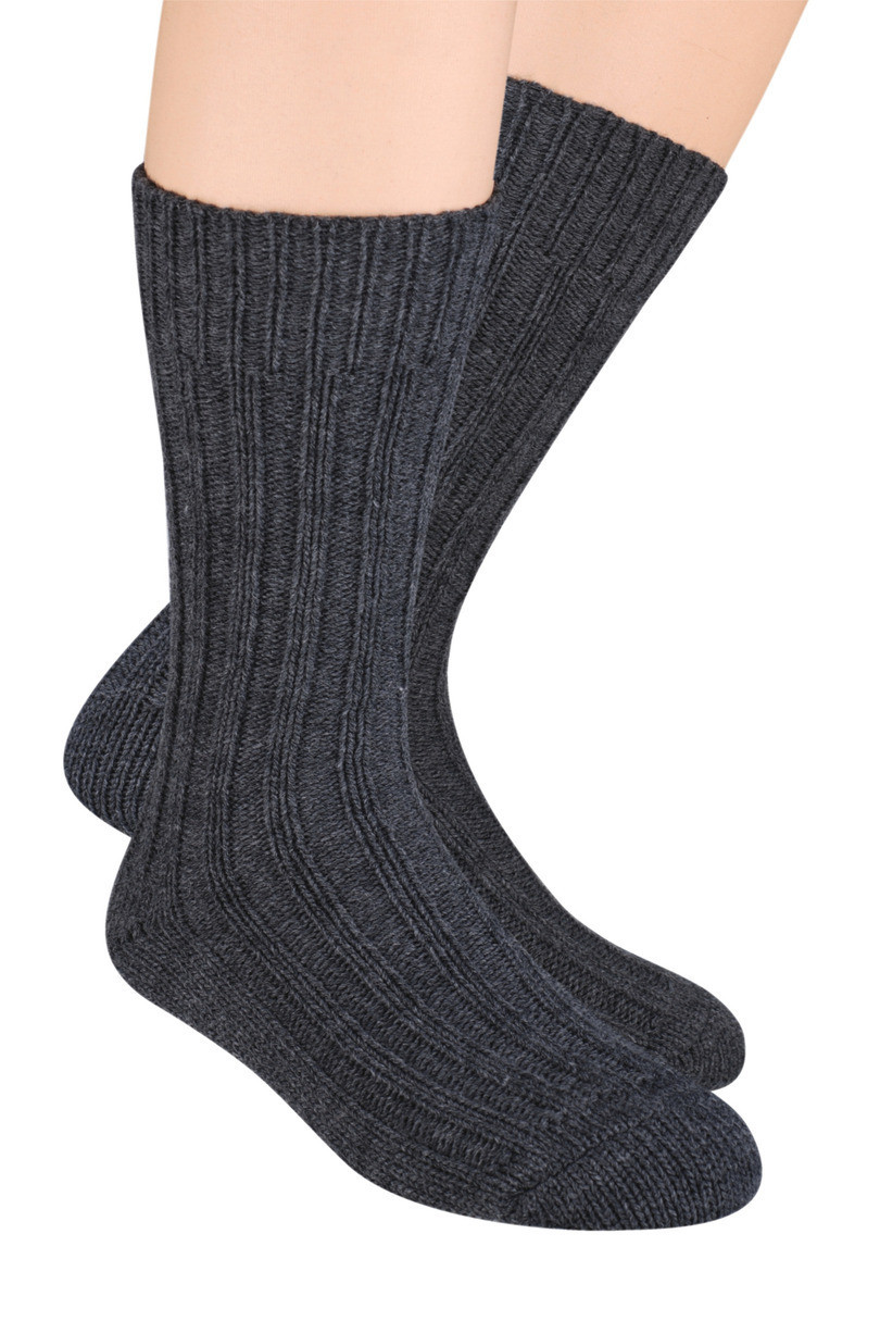 Pánské vlněné ponožky 085 tmavě modrá 41-43