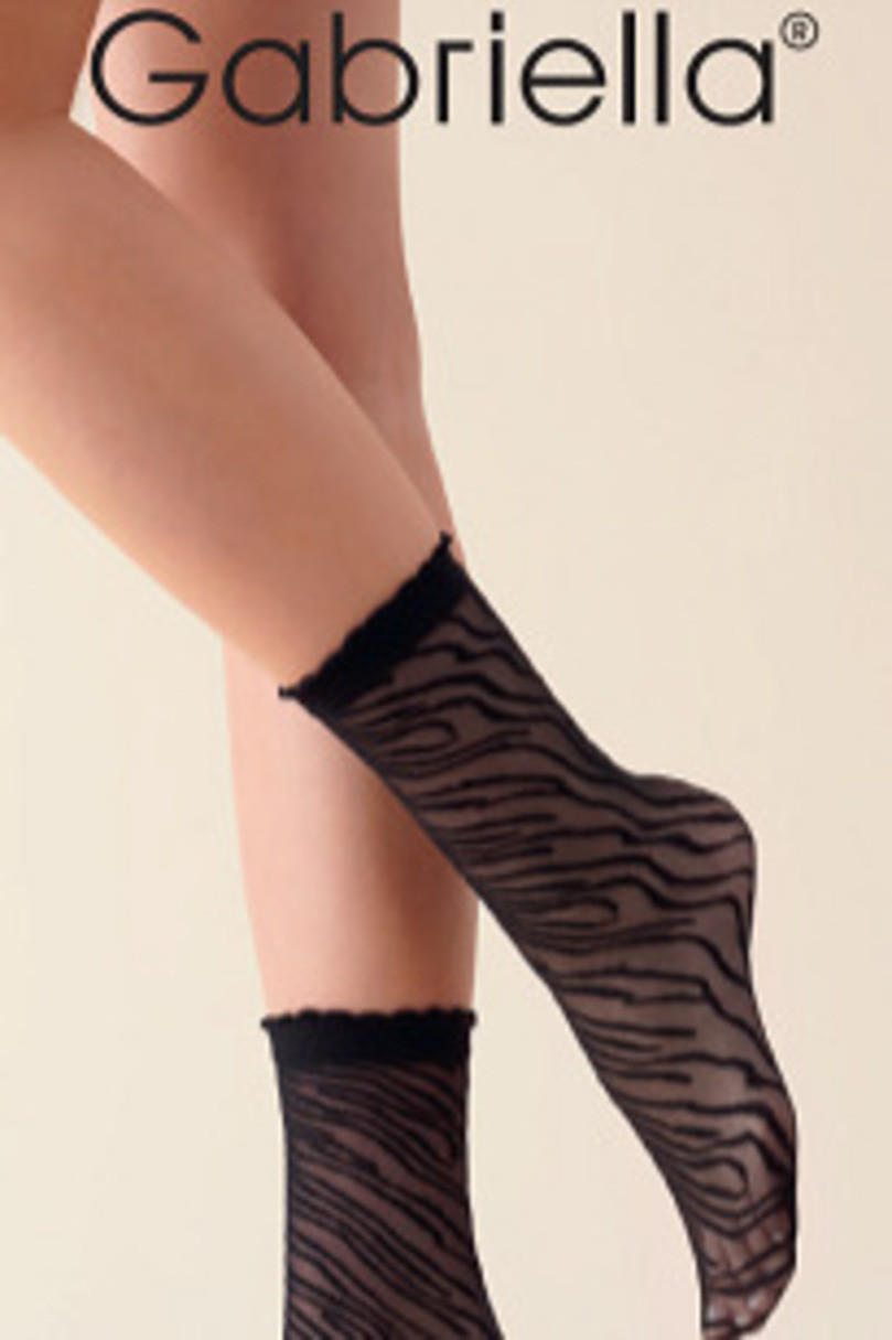 Dámské vzorované ponožky AMA béžová UNI