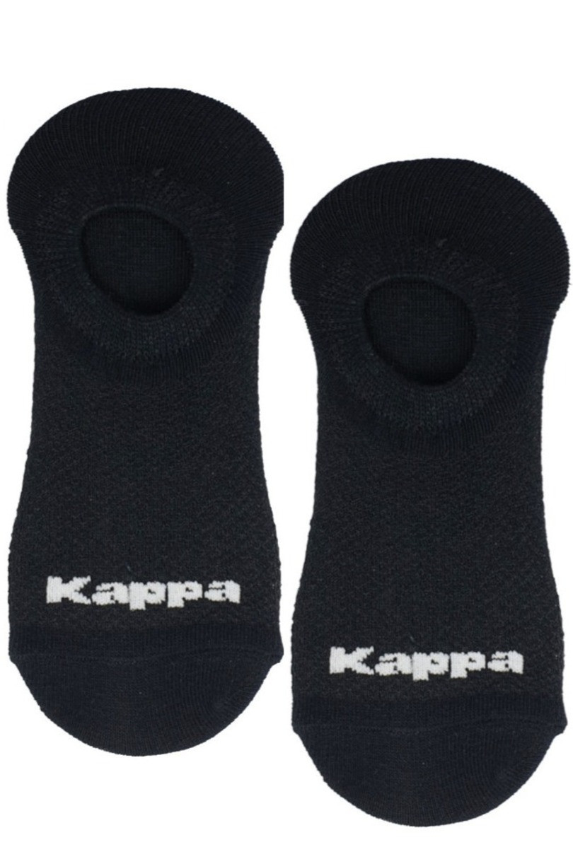 Hladké pánské ponožky 3-P KAPPA černá 43-46