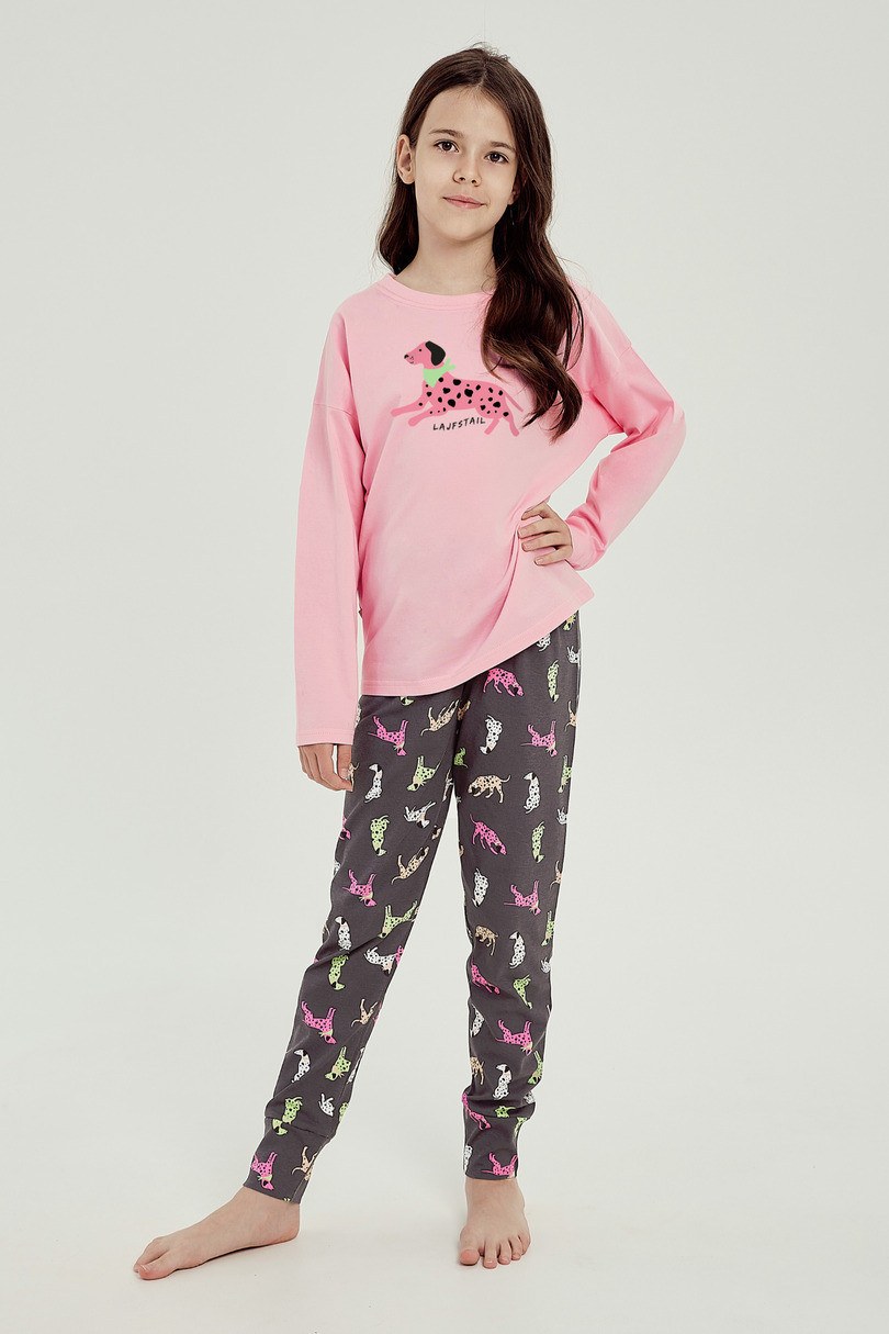 Dívčí pyžamo 3046 RUBY Candy Pink 146