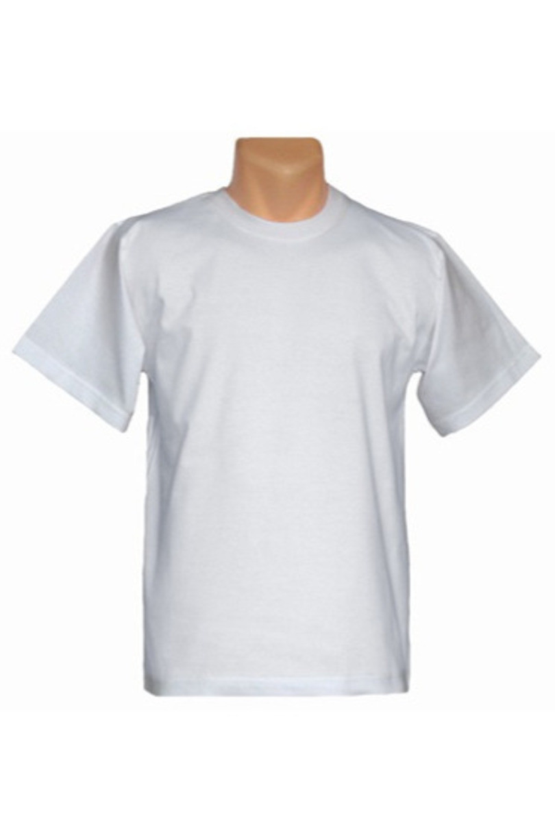 Bílé sportovní tričko 104-110 Bílá 104