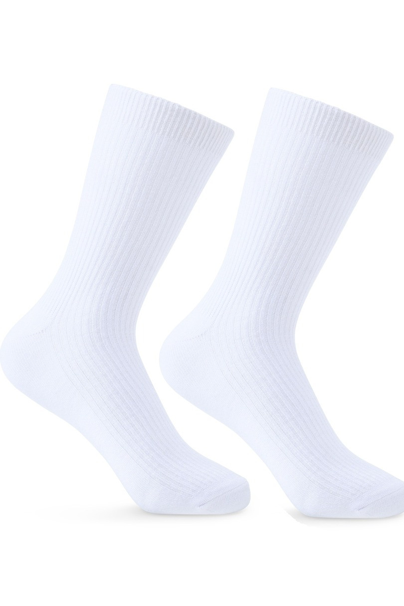 Dámské ponožky - úzké žebrování černá 36-41