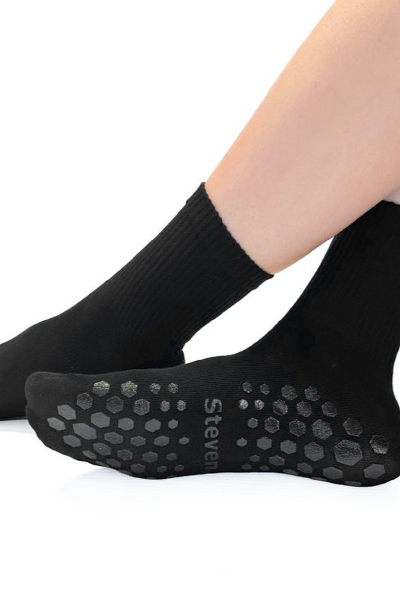 Dámské ponožky s ABS 088 grafit 35-37