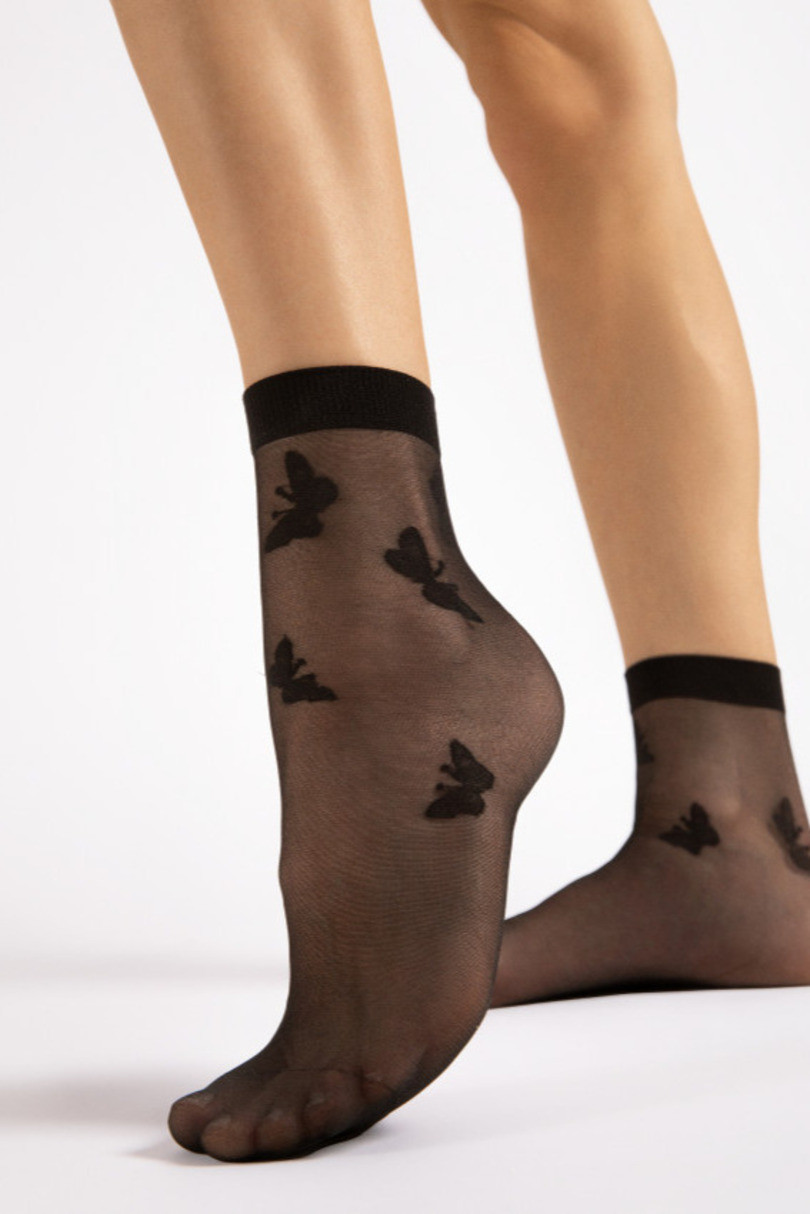 Dámské ponožky SUMMER - 15 DEN černá U
