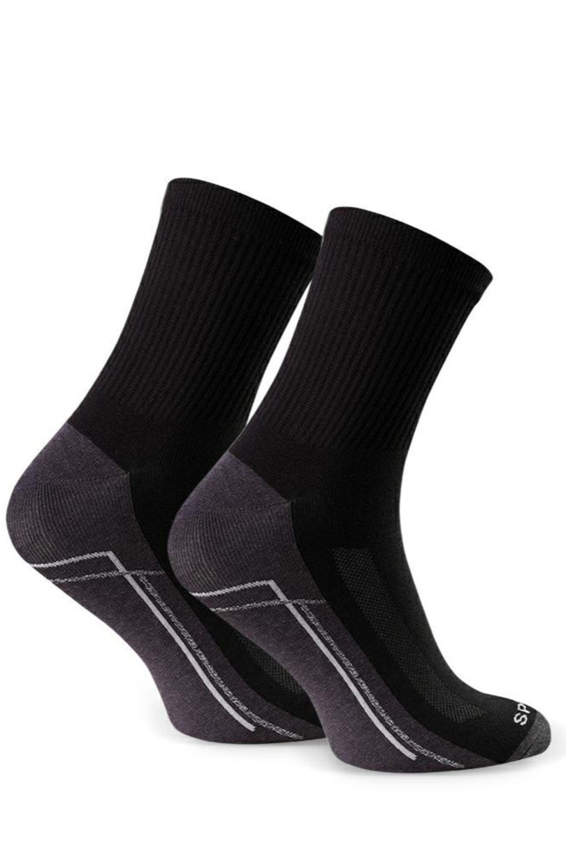 Pánské sportovní ponožky 057 černá 41-43