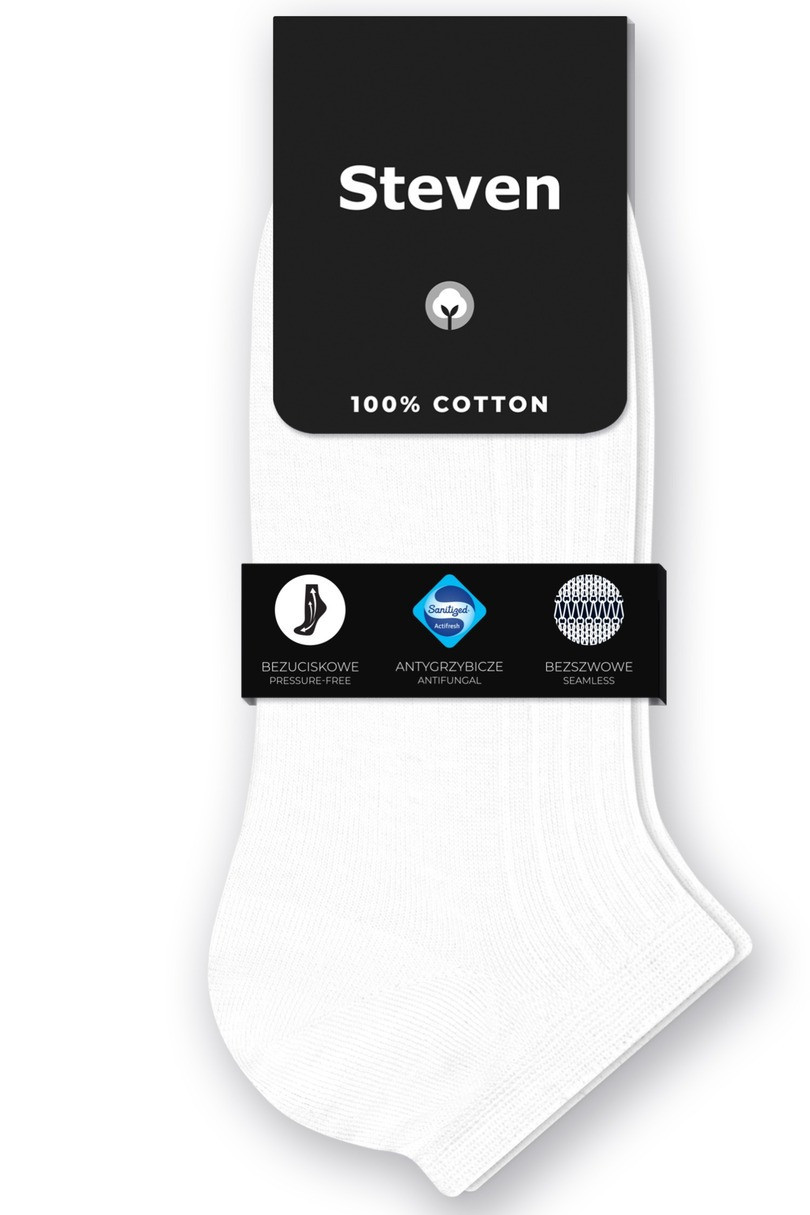 Pánské ponožky - 100 % bavlna 042 bílá 41-43