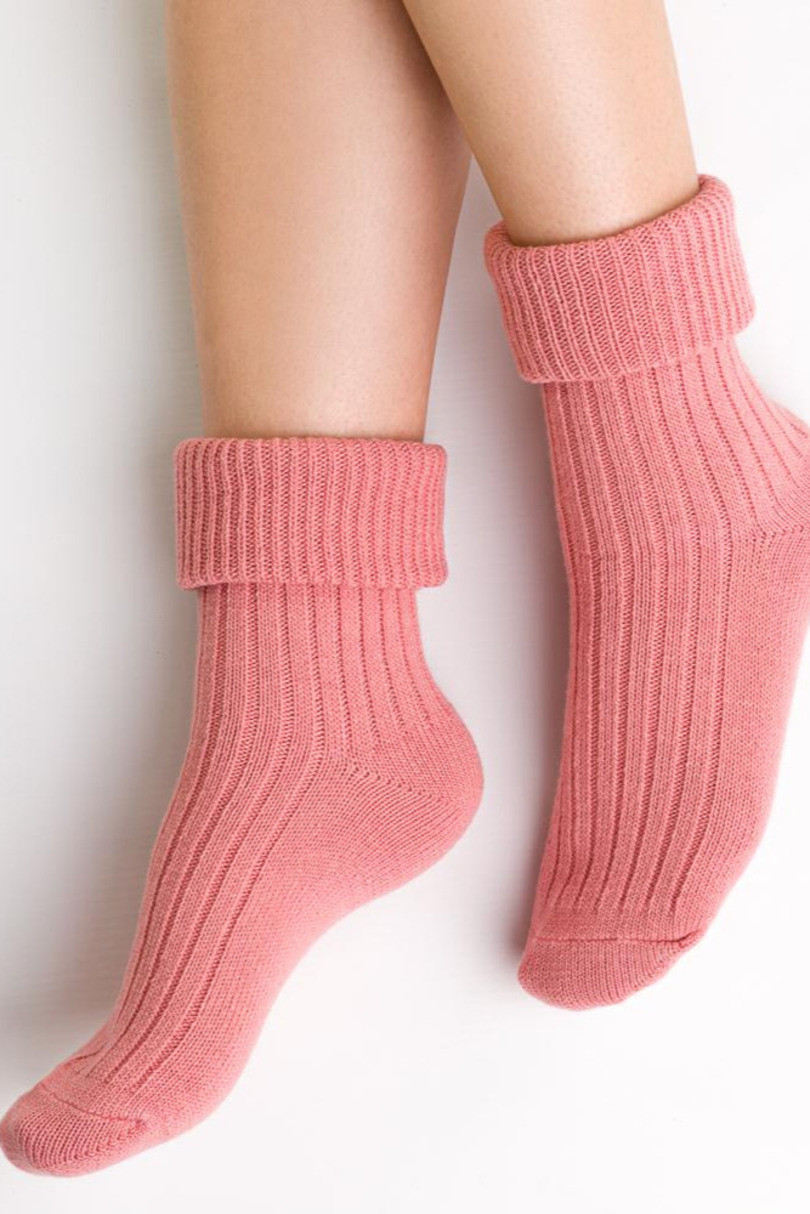 Ponožky na spaní 067 Růžová 35-37
