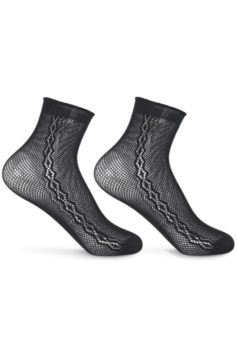 Dámské ponožky kabaretky - W1 černá 36-41