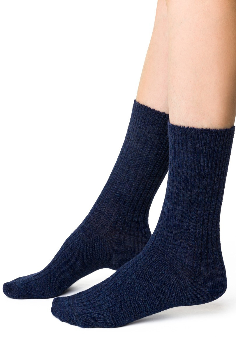 Dámské ponožky ALPACA 044 tmavě modrá 35-37