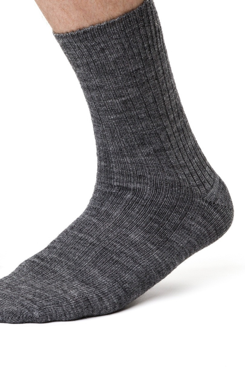 Pánské ponožky ALPACA 044 MELANŽOVĚ ŠEDÁ 44-46