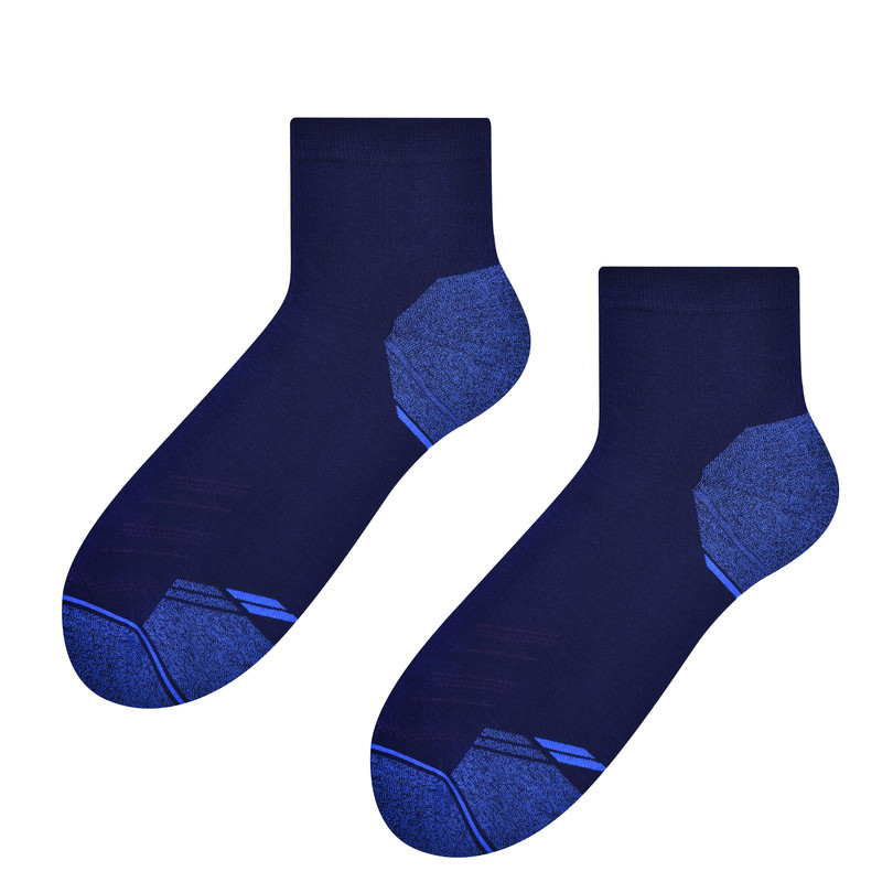 Pánské vzorované ponožky 054 NAVY BLUE 38-40