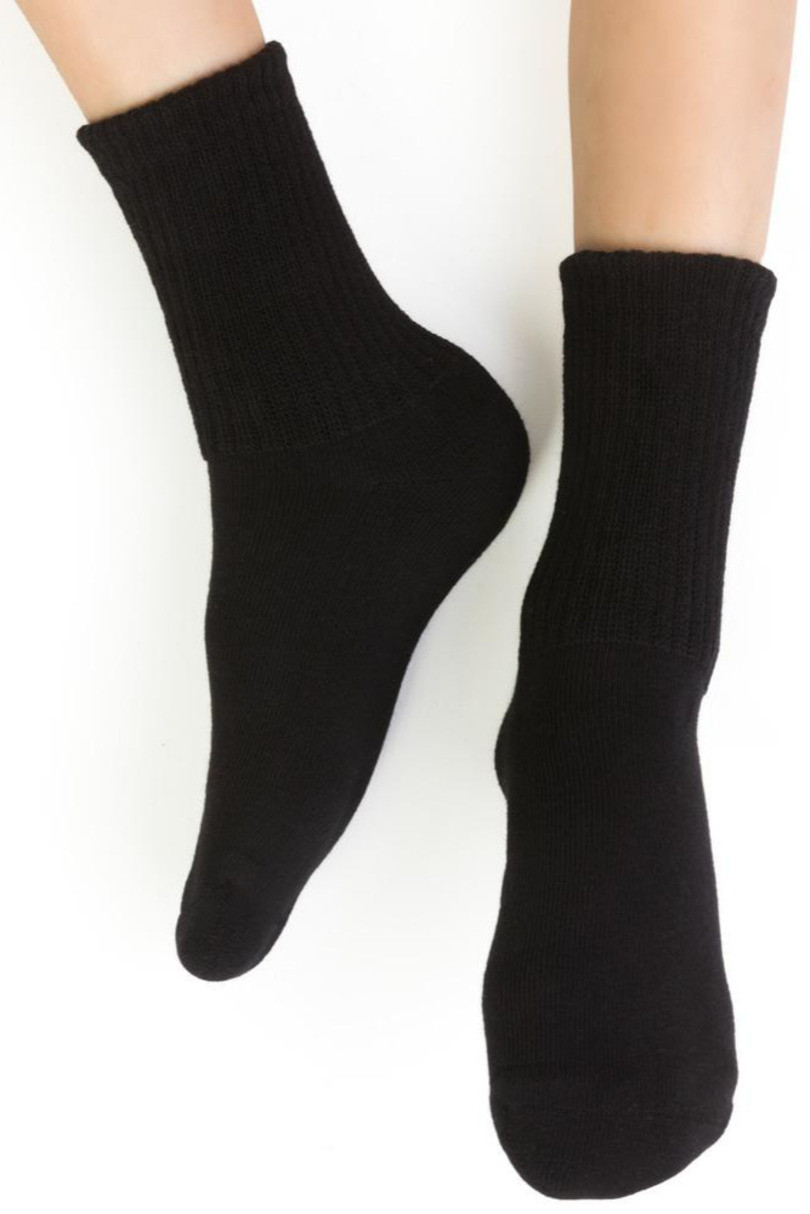 Dětské ponožky Polofroté 020 černá 26-28
