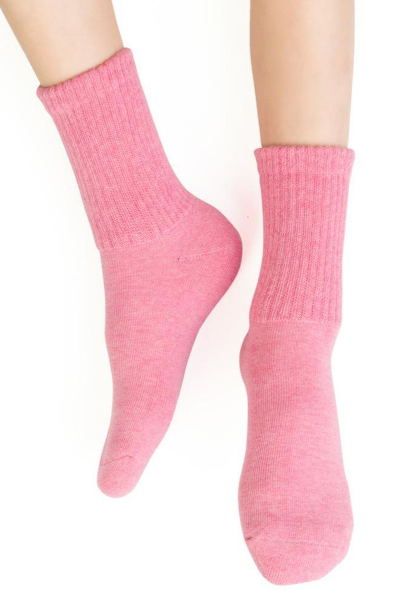 Dětské ponožky Polofroté 020 růžová melanž 29-31
