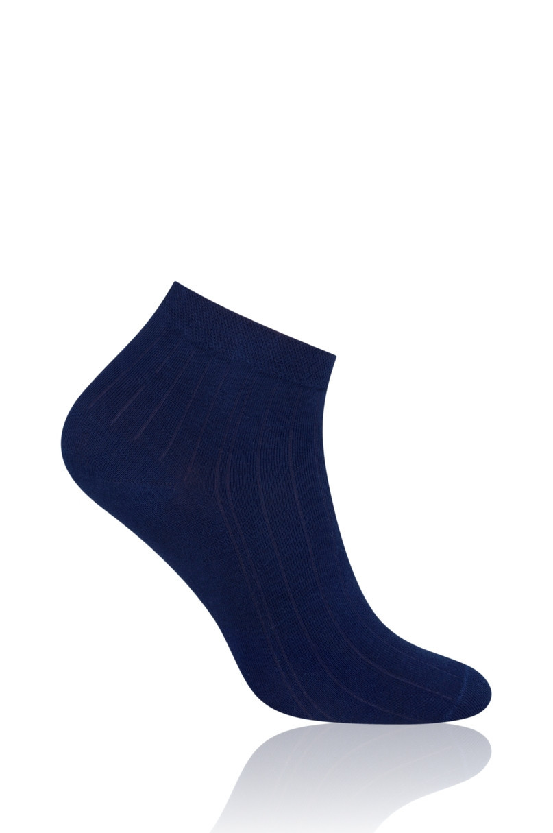 Pánské vzorované ponožky 054 tmavě modrá 41-43