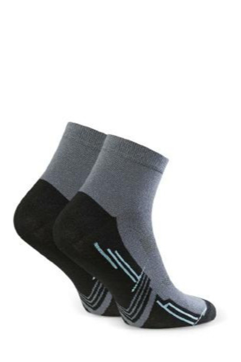 Pánské vzorované ponožky 054 šedá 41-43