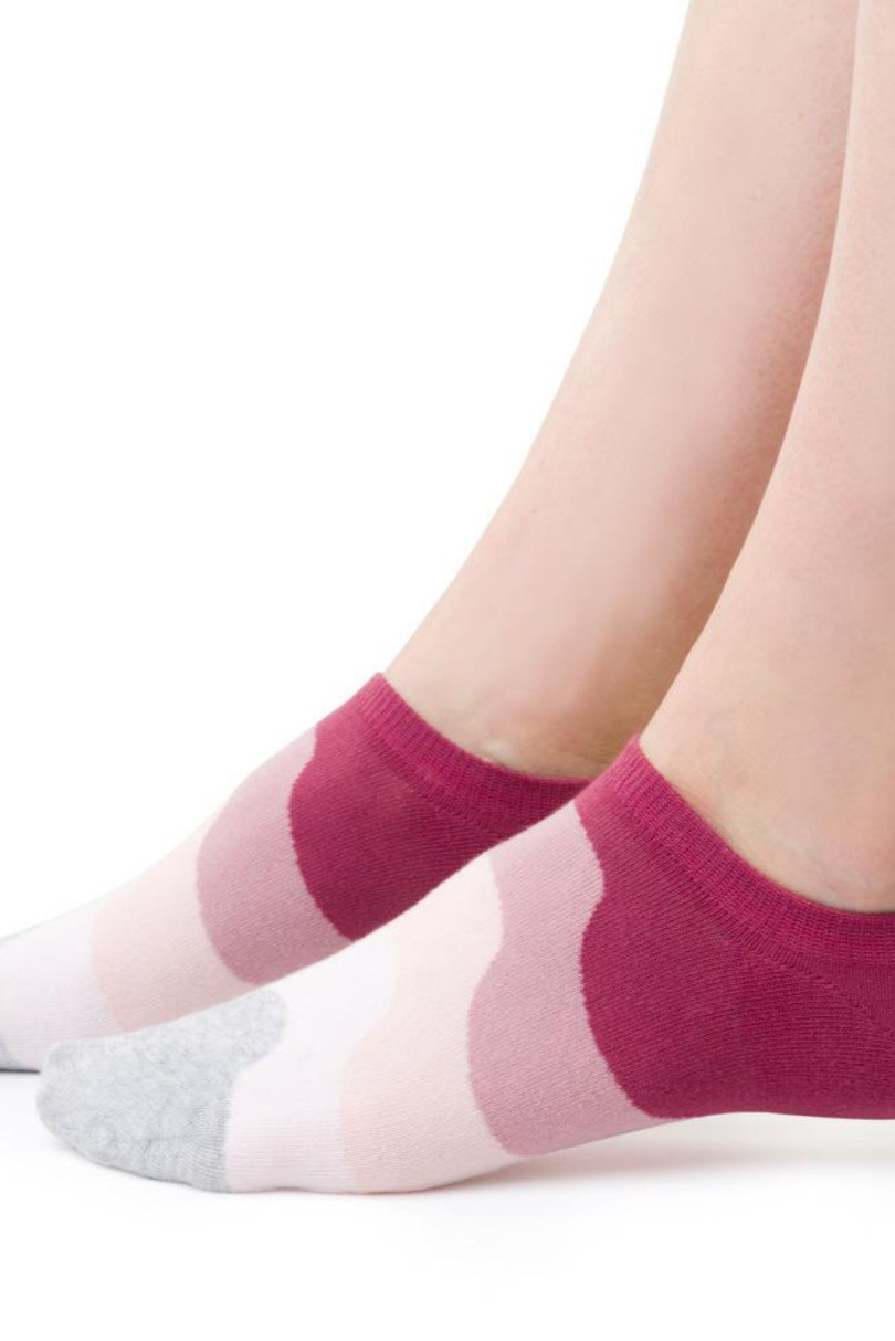 Dámské nízké ponožky 021 Růžová 35-37