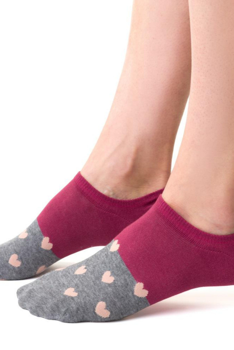 Dámské nízké ponožky 021 Růžová 38-40