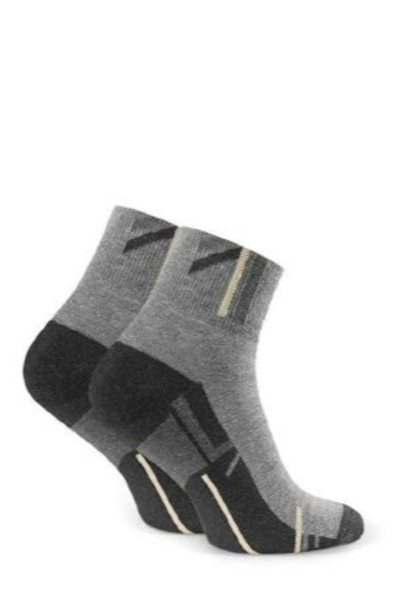 Ponožky na kolo 040 melanžově šedá 35-37