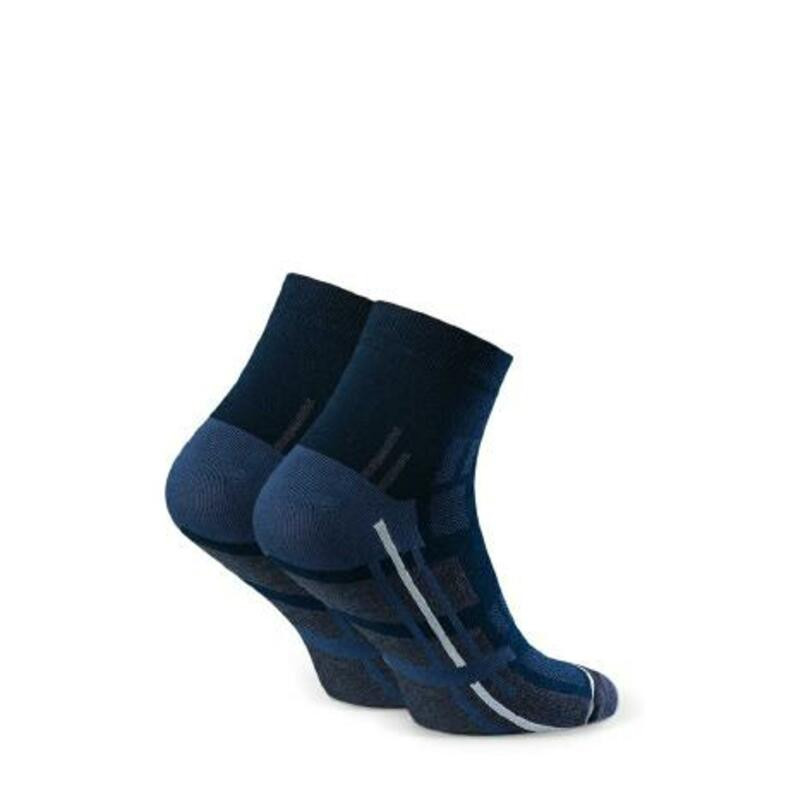 Pánské vzorované ponožky 054 tmavě modrá 44-46