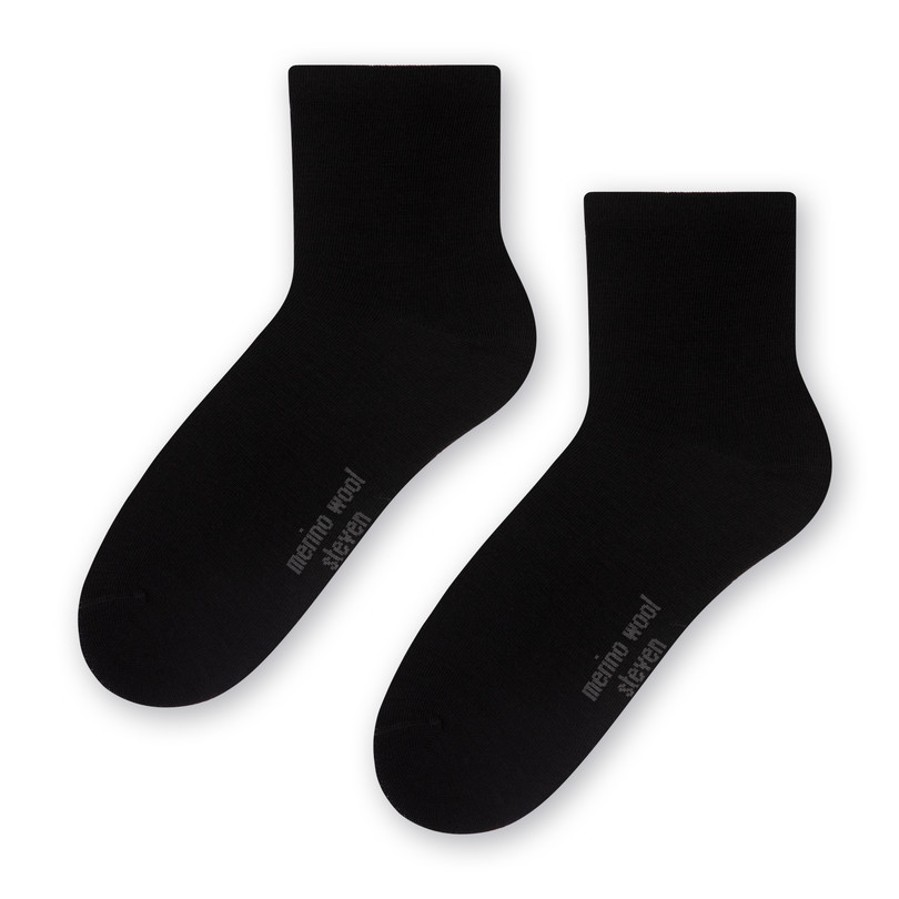 Dámské ponožky MERINO WOOL 130 černá 35-37