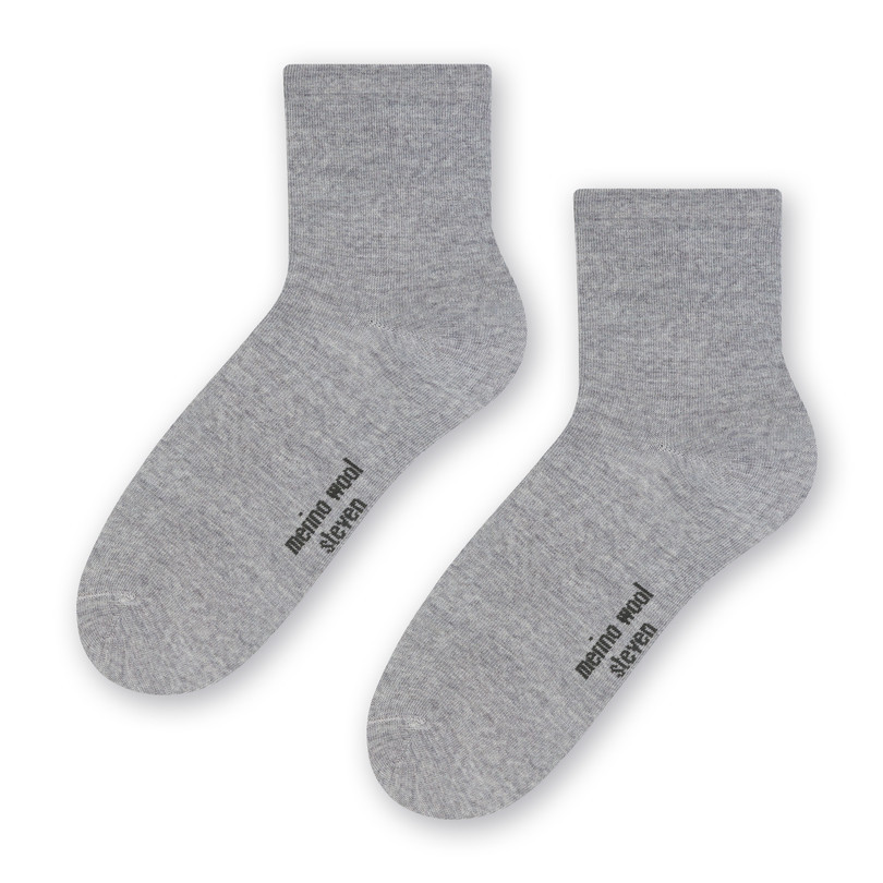 Dámské ponožky MERINO WOOL 130 šedá 35-37
