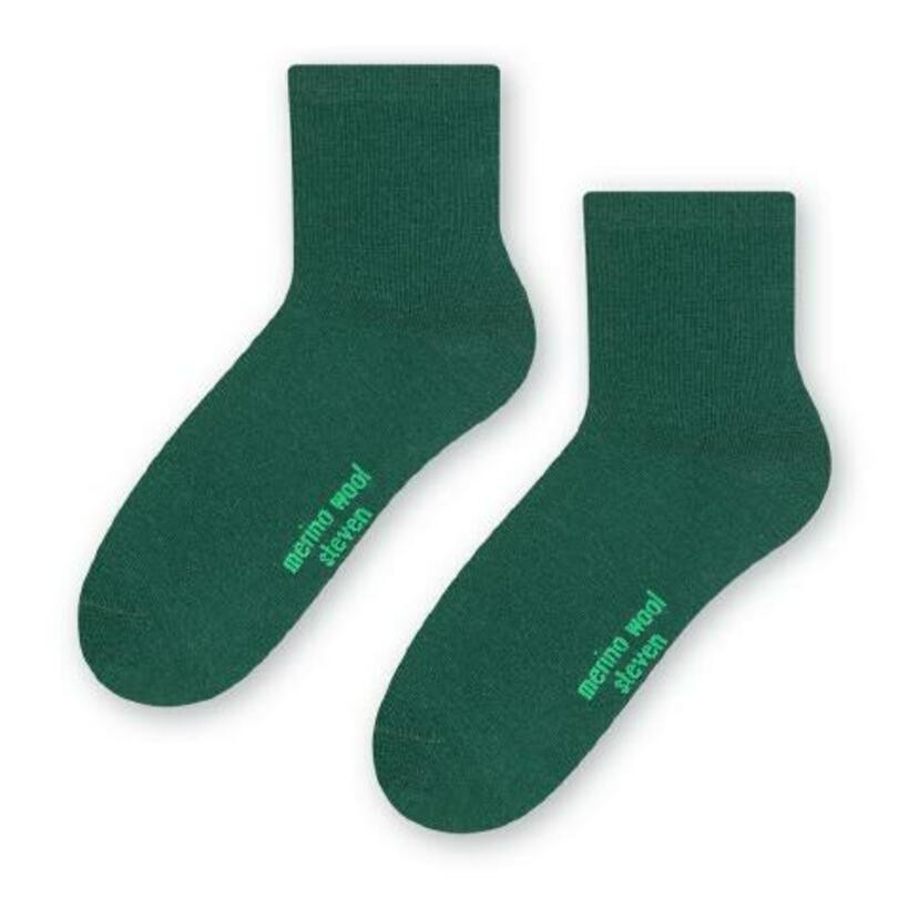 Dámské ponožky MERINO WOOL 130 zelená 35-37