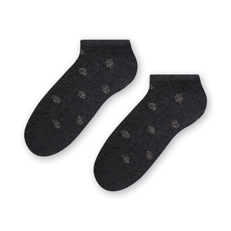 Dámské ponožky COMET LUREX 066 grafitová melanž 35-37