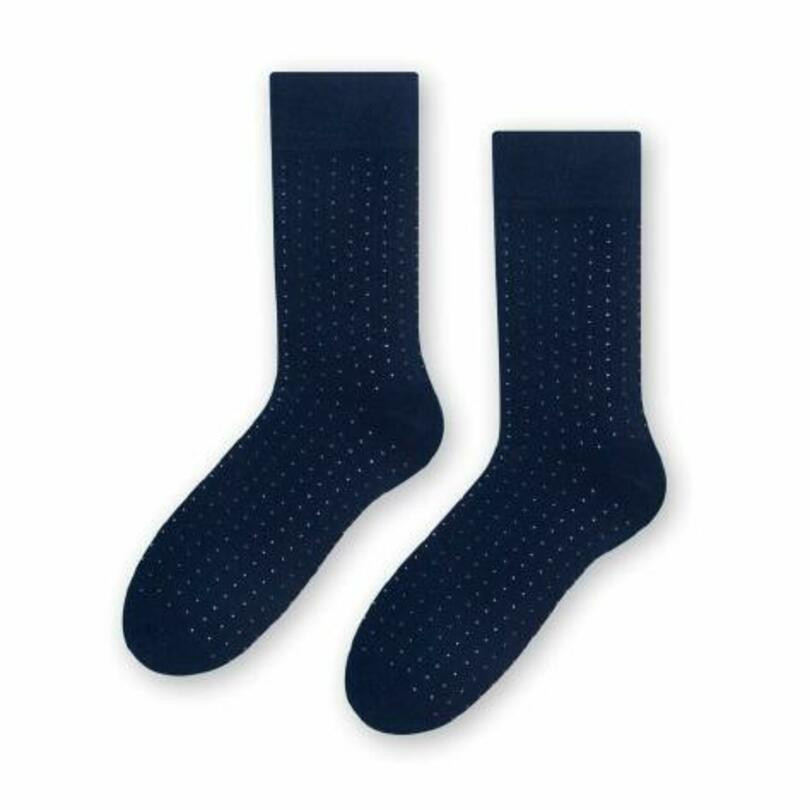 Ponožky k obleku - se vzorem 056 granát 39-41