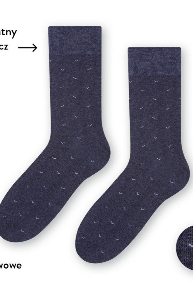 Ponožky k obleku - se vzorem 056 DENIM MÉLANGE 39-41