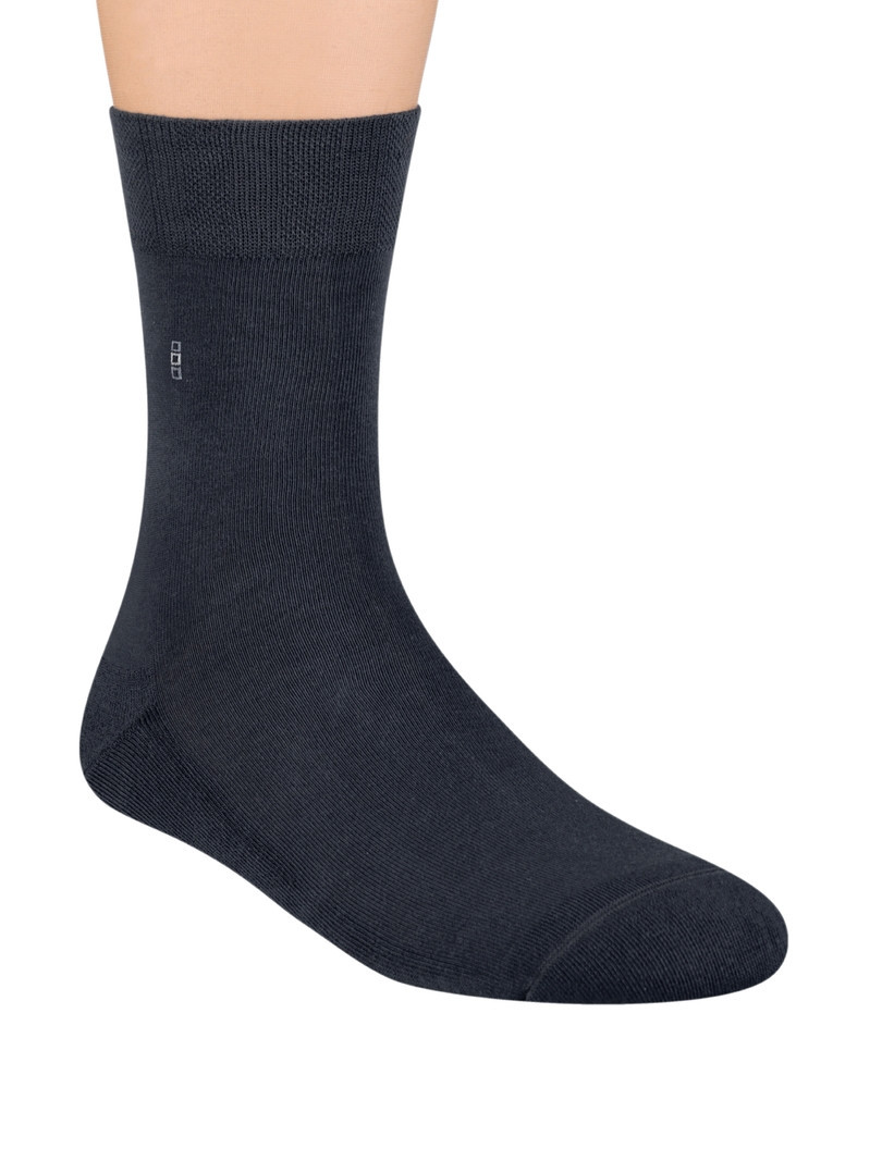 Pánské polofroté ponožky se vzorem 003 grafit 39-41