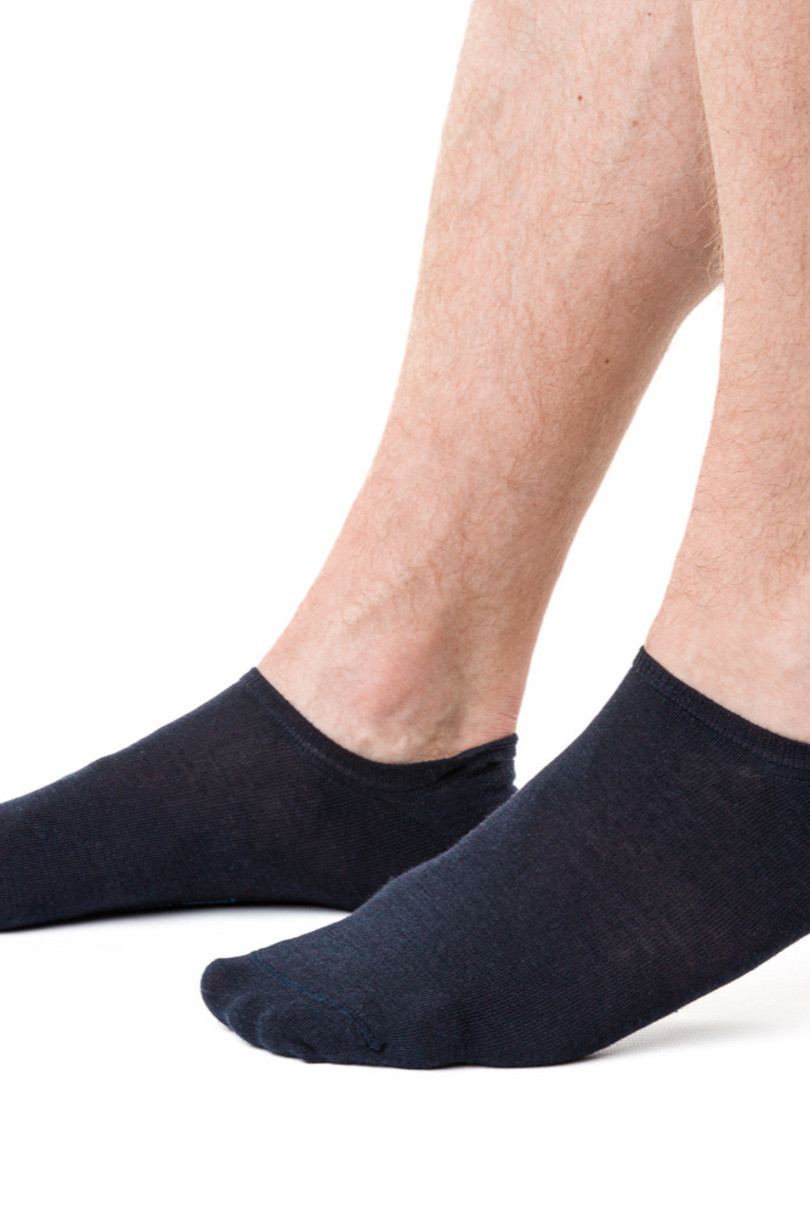 Pánské ponožky MERINO WOOL 130 tmavě modrá 44-46