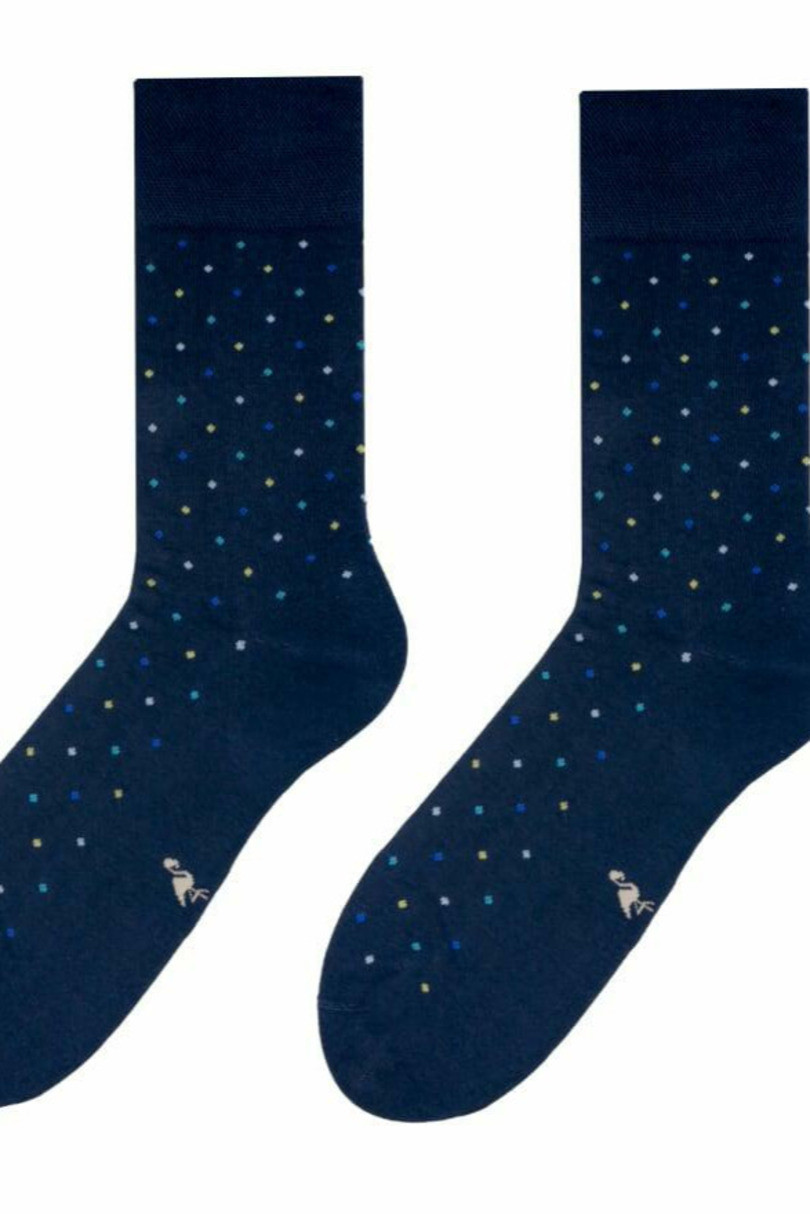 Ponožky k obleku - se vzorem 056 JEANS 42-44