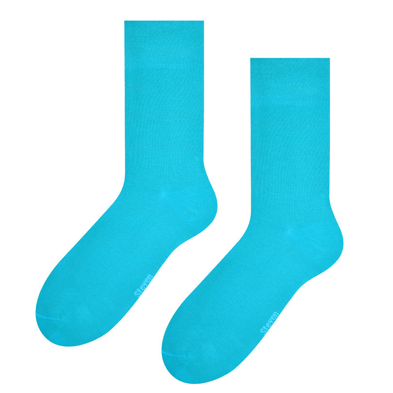 Pánské vzorované ponožky 056 Výprodej tyrkysová 45-47