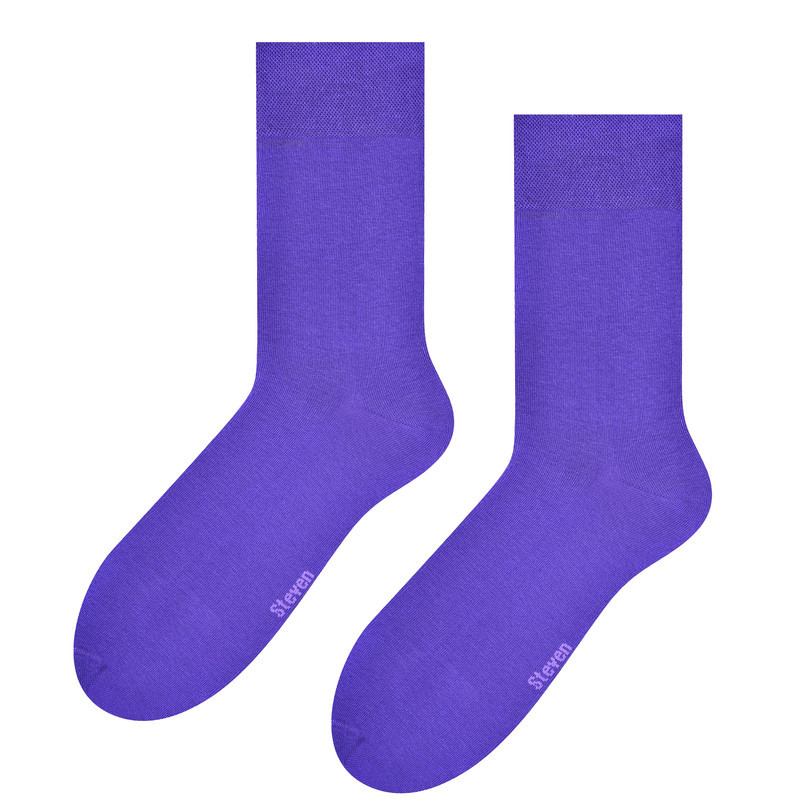 Pánské vzorované ponožky 056 Výprodej fialová 45-47