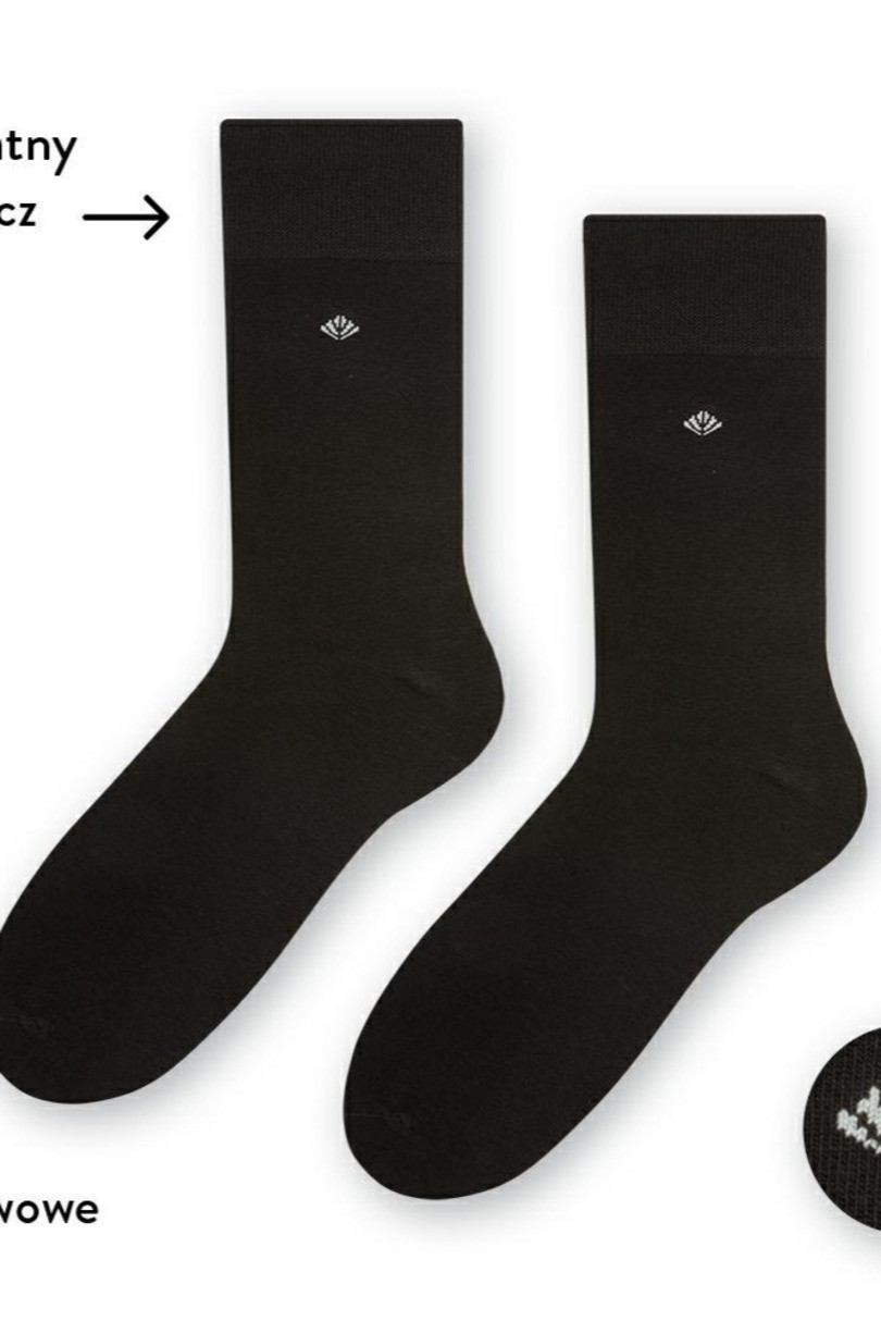 Pánské ponožky s jemným lemem 056 grafit 45-47