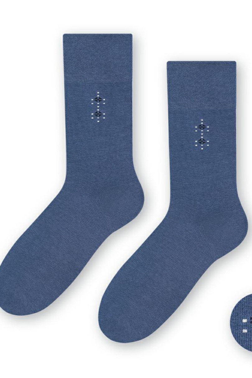 Pánské vzorované ponožky 056 Výprodej JEANS 45-47