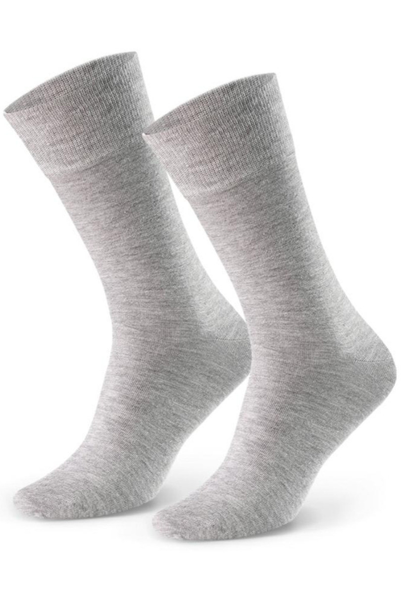 Pánské ponožky s kašmírem 083 MELANŽOVĚ ŠEDÁ 41-43